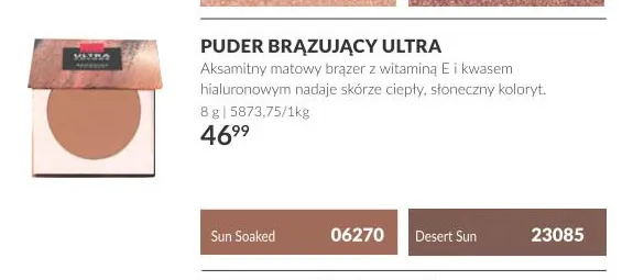 Puder brązujący Ultra Avon promocja w AVON