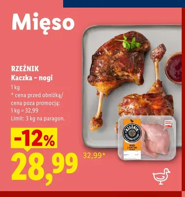 Nogi z kaczki Rzeźnik promocja w Lidl