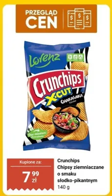 Chipsy ziemniaczane o smaku słodko-pikantnym promocja w Biedronka