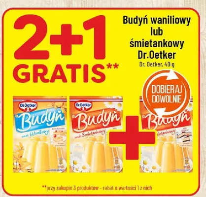 Budyń waniliowy lub śmietankowy promocja w POLOmarket
