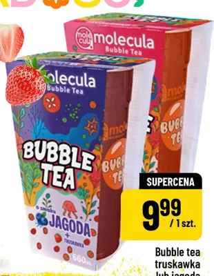 Bubble tea Molecula jagoda promocja w POLOmarket