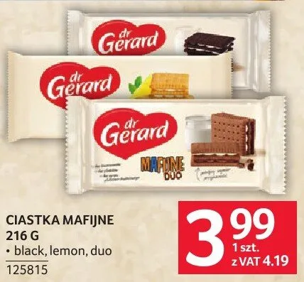 Ciastka Gérard Ka Mafijne 216 g promocja w Selgros