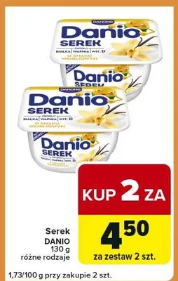 Serek, różne rodzaje promocja w Carrefour Express