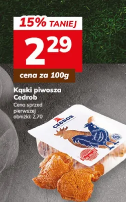 Kiełki piwosza Cedrob cena za 100g promocja w Hitpol