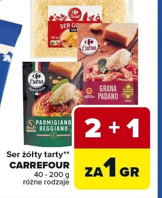 Ser żółty tarty CARREFOUR promocja w Carrefour
