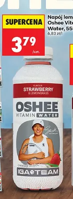 Napój lemongrass Oshee Vitamin Water 555ml promocja w Biedronka