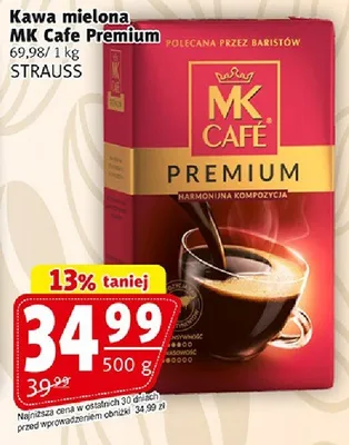 Kawa mielona Cafe Premium promocja w Prim Market