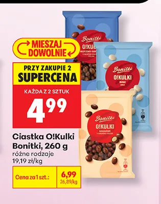 Ciastka O!Kulki Bonitki promocja w Biedronka