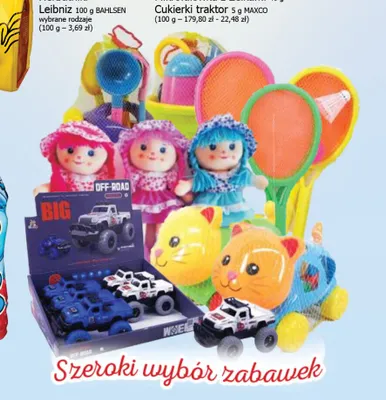 Szeroki wybór zabawek promocja w CEZAR Delikatesy