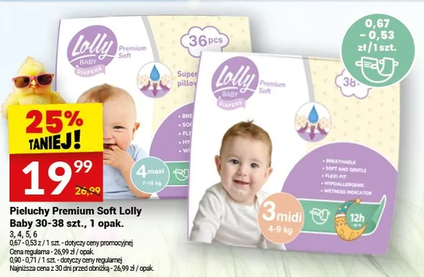 Pieluchy Premium Soft promocja w Twój Market