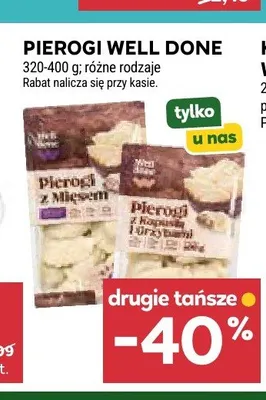 Pierogi Well Done promocja w Stokrotka