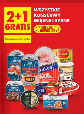 Konserwy mięsne i rybne promocja w Biedronka