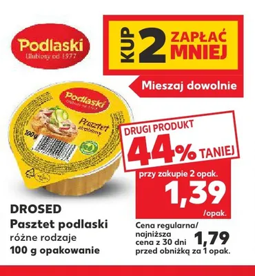 Pasztet podlaski Drosed promocja w Kaufland