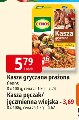 Kasza jęczmienna wiejska Cenos promocja w Leclerc