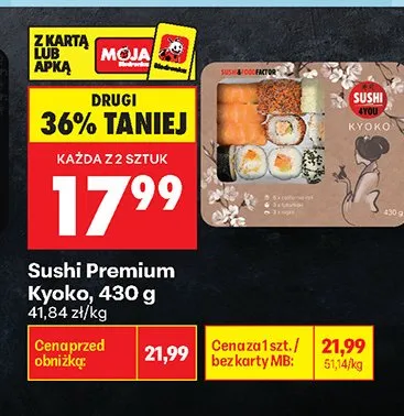 Sushi Premium Kyoko promocja w Biedronka