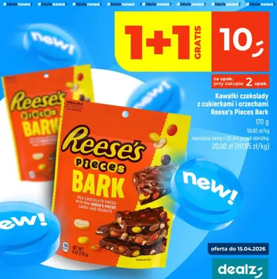 Kawałki czekolady z cukierkami i orzechami promocja w Dealz