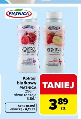 Koktajl białkowy Piątnica promocja w Carrefour Market