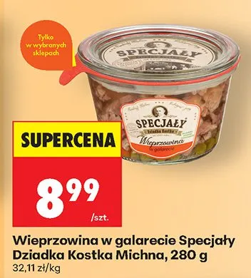 Wieprzowina w galarecie promocja w Biedronka