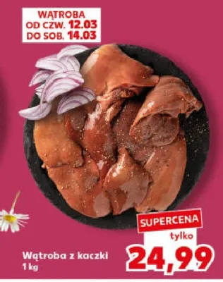 Wątroba z kaczki promocja w Kaufland