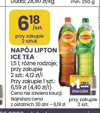 Napój Lipton Ice Tea promocja w Stokrotka