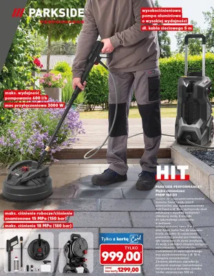 Myjka ciśnieniowa PHDP 180 D3 promocja w Kaufland
