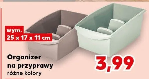 Organizer na przyprawy różne kolory promocja w Kaufland