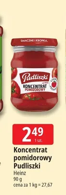 Koncentrat pomidorowy Pudliszki promocja w Leclerc