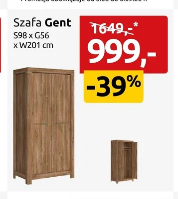 Szafa Gent promocja w Black Red White