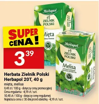 Herbata Zielnik Polski Herbapol 20T promocja w Twój Market