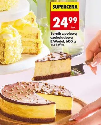 Sernik z polewą czekoladową promocja w Biedronka