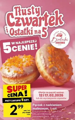 Pączek z nadzieniem promocja w Twój Market