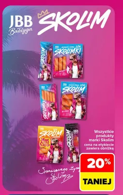 Kiełbasa Mac and Cheese Skolim promocja w Carrefour
