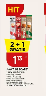 Kawa rozpuszczalna Nescafé 3in1 Brown Sugar promocja w Chata Polska