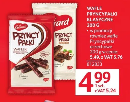 Wafle Pryncypałki promocja w Selgros