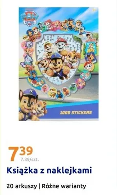 Książka z naklejkami promocja w Action