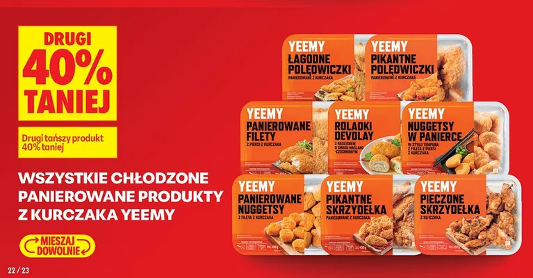 Pieczone skrzydełka z kurczaka Yeemy promocja w Biedronka