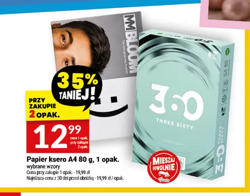 Papier ksero A4 80 g promocja w Twój Market