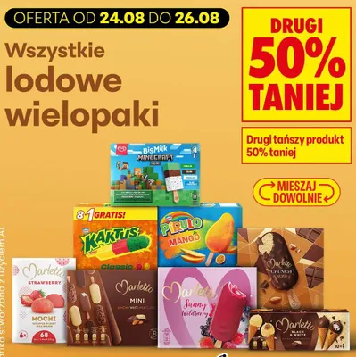 Lody Kaktus classic 9-pak promocja w Biedronka