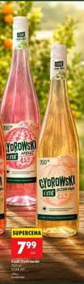 Cydr Cydrowski Brzoskwinia promocja w Biedronka