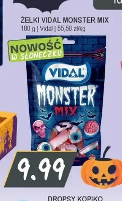 Żelki Vidal Monster Mix promocja w Słoneczko