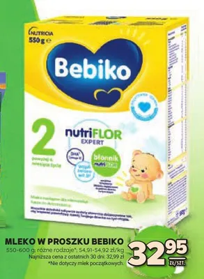 Mleko w proszku Bebiko promocja w Stokrotka