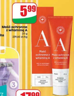 Maść ochronna z witaminą A promocja w Dino