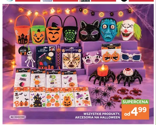 Produkty, akcesoria na Halloween promocja w Stokrotka
