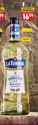 Wino białe Wermut La Torina Bianco promocja w Biedronka