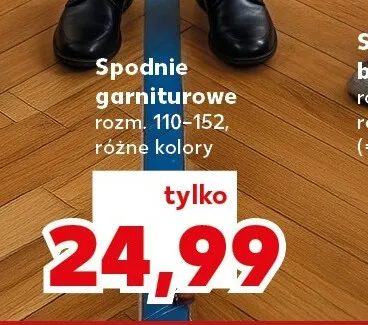 Spodnie garniturowe dziecięce promocja w Kaufland