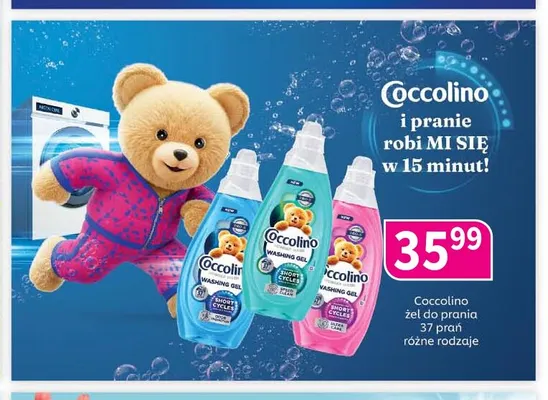 Żel do prania Coccolino 37 prań promocja w Drogerie Polskie