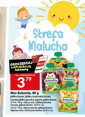 Mus owocowy BoboVita promocja w Twój Market