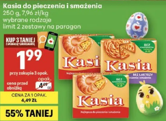 Kasia do pieczenia i smażenia wybrane rodzaje promocja w Delikatesy Centrum