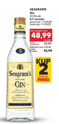 Gin Seagrams 0,7 l promocja w Kaufland