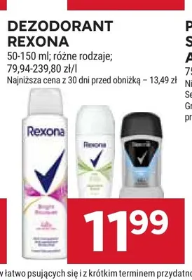Dezodorant Rexona promocja w Stokrotka